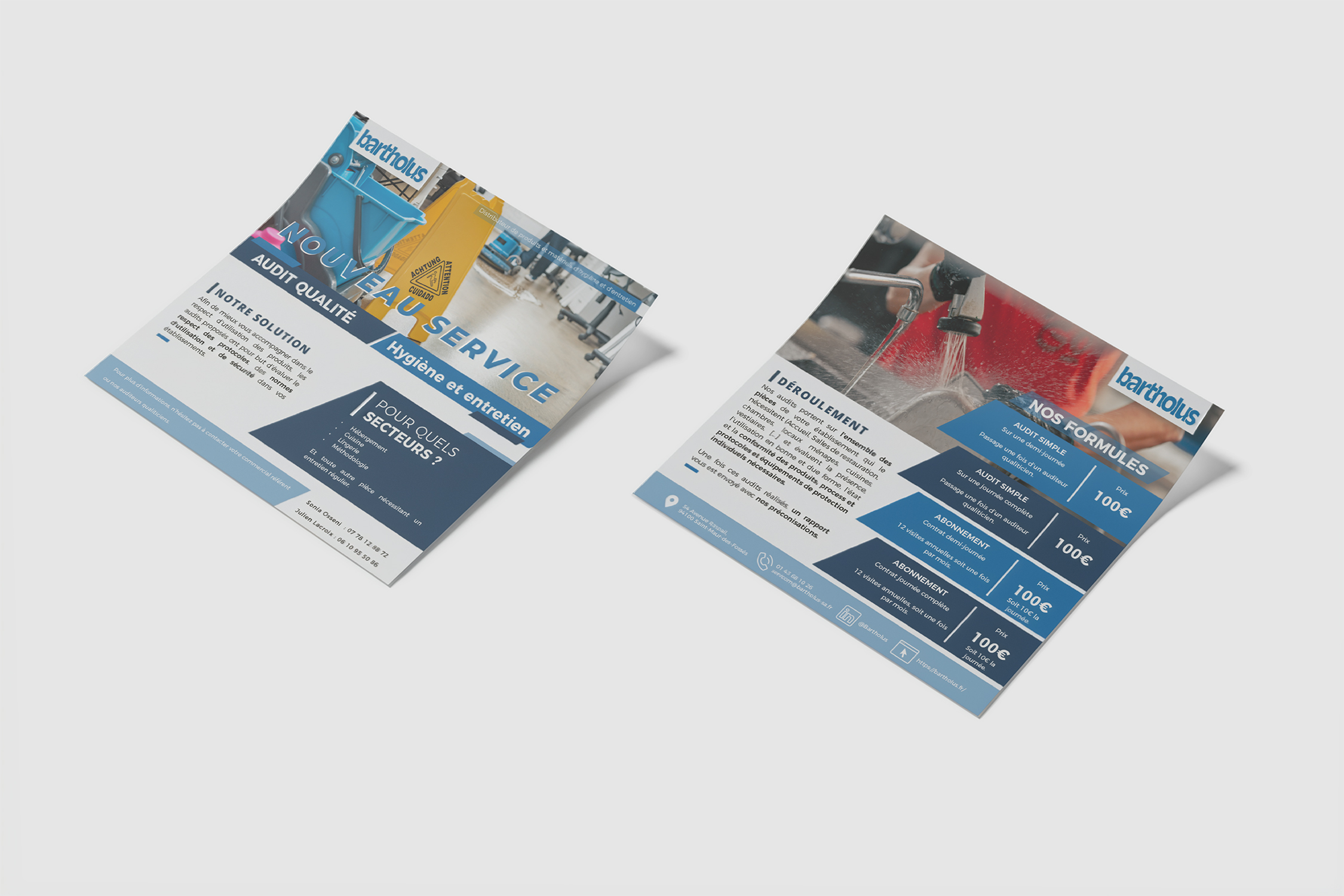 Flyer Audit Hygiène | BARHTOLUS